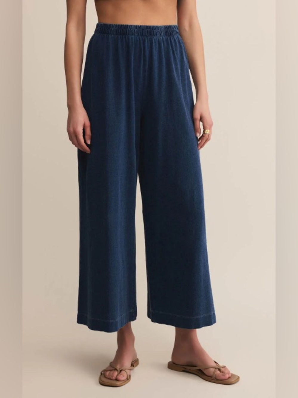 NWT Z SUPPLY Scout Jersey Denim Pant - Indigo